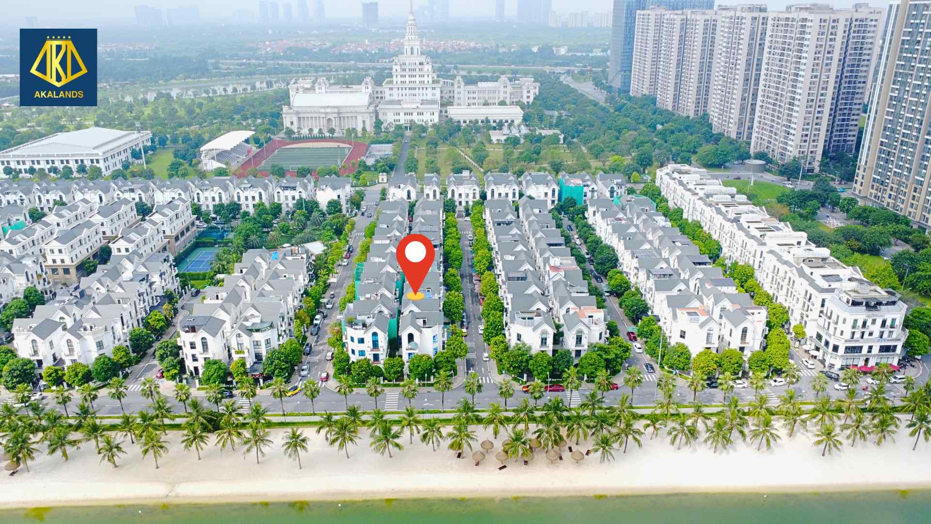 Bán biệt thự song lập San Hô 12 Vinhomes Gia Lâm 150m2 mặt tiền 10 hướng tây bắc