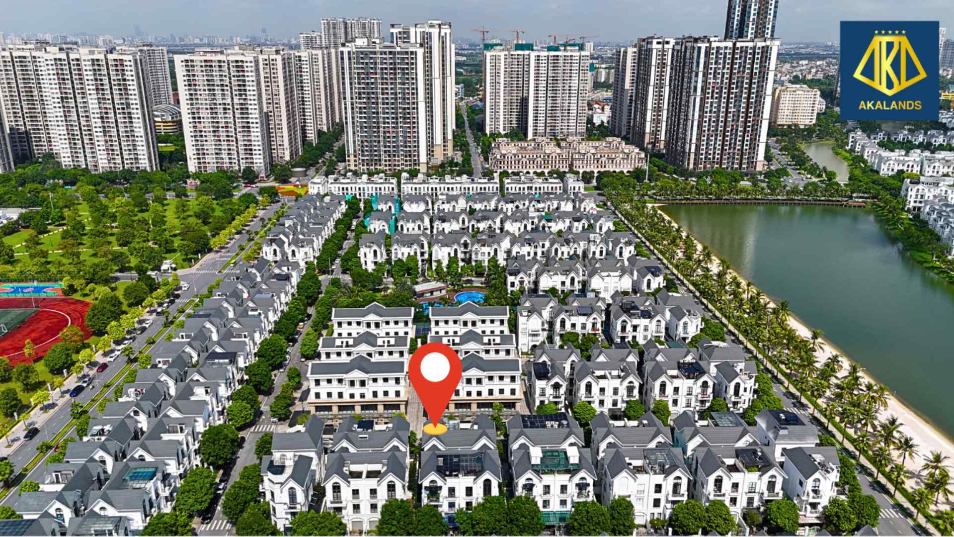 Bán biệt thự song lập San Hô 5 Vinhomes Gia Lâm 150m2 mặt tiền 10m hướng đông nam