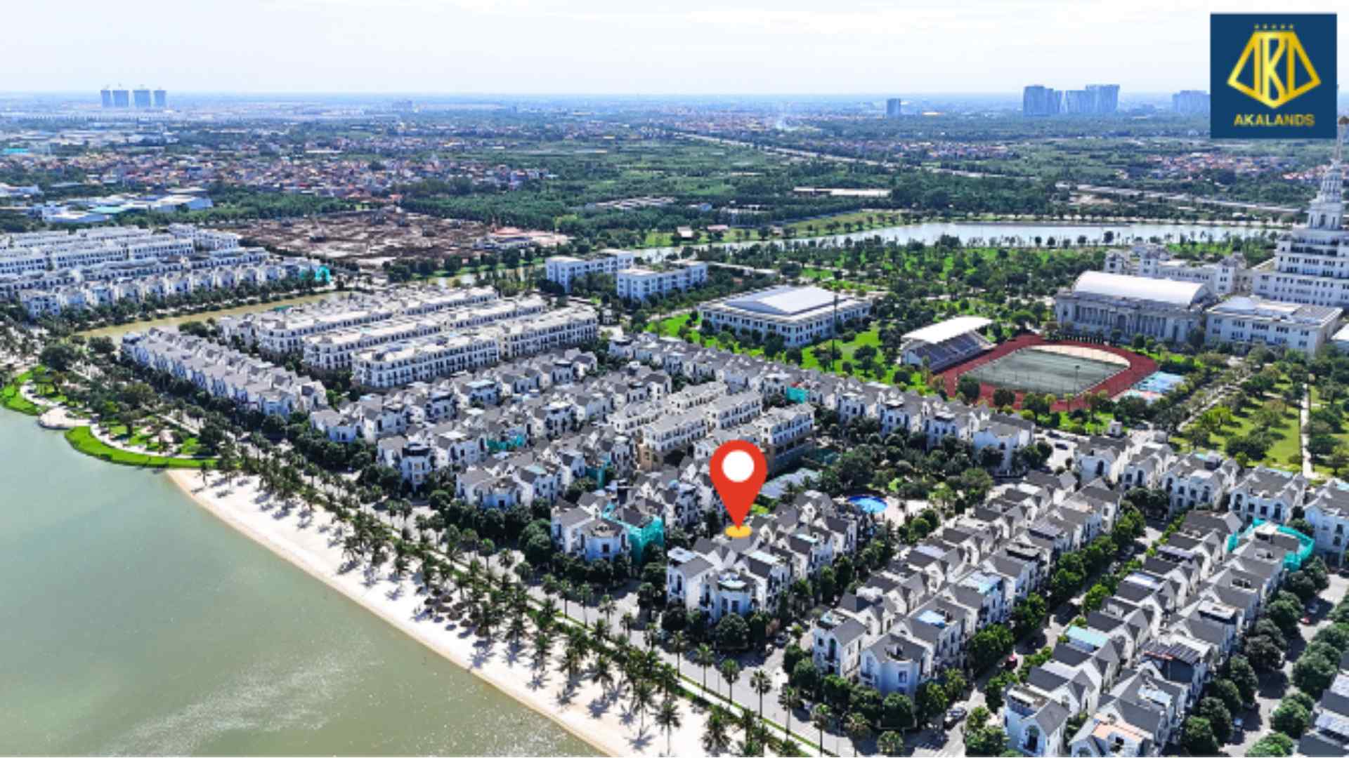Bán biệt thự song lập San Hô 9 Vinhomes OCean Park Gia Lâm 128m2 mặt tiền 8,5m