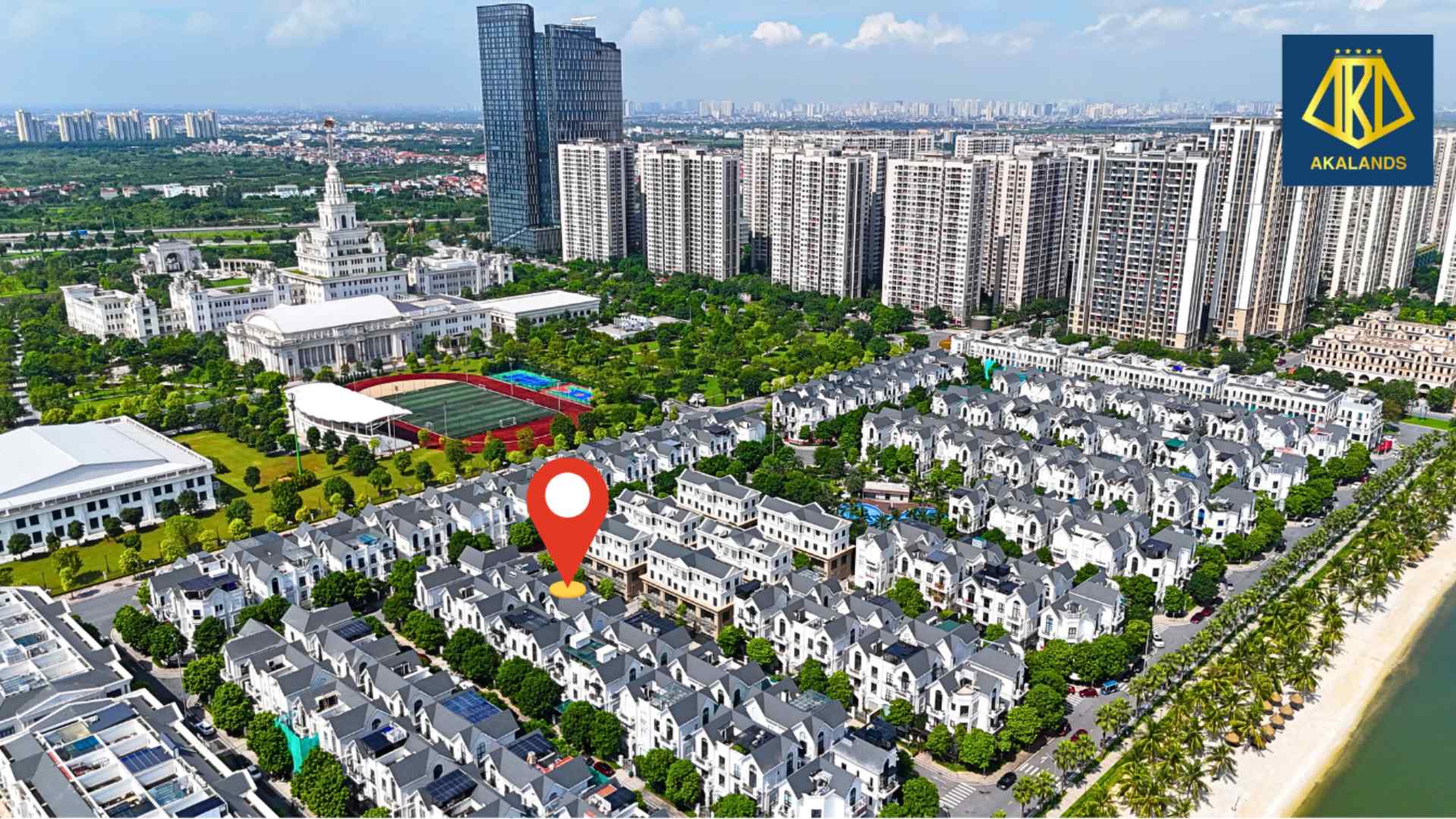 Bán biệt thự song lập San Hô 5 Vinhomes Gia Lâm 150m2 mặt tiền 10m hướng đông nam