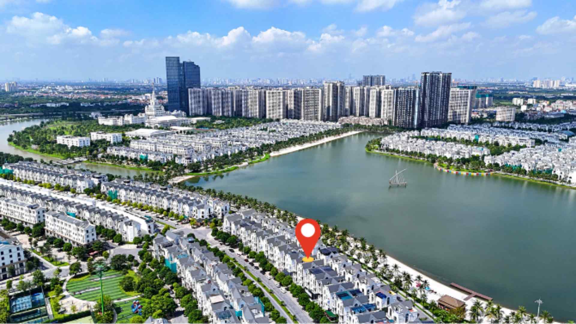 Bán biệt thự song lập đường Hải Âu 2 Vinhomes Ocean Park 150.5m2 mt 10m