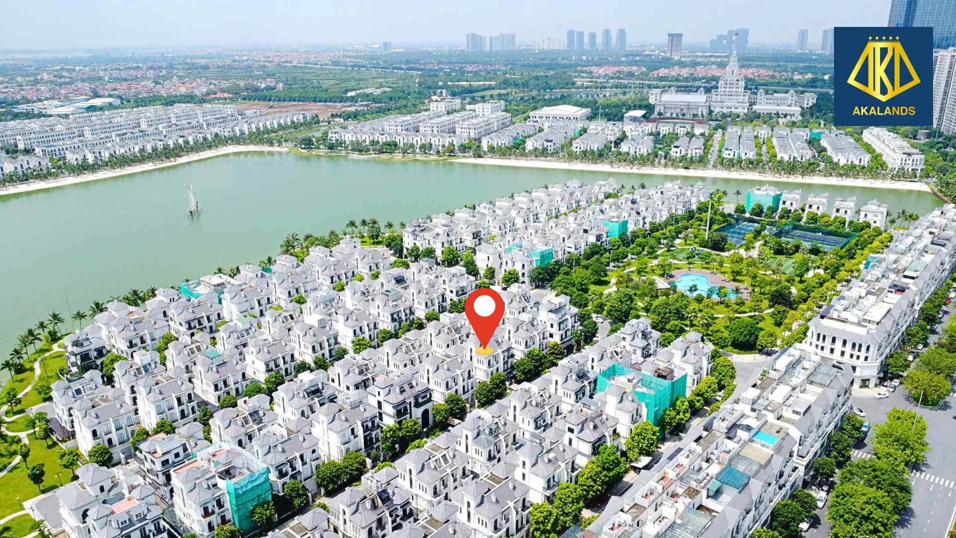 Bán biệt thự song lập Ngọc Trai 5 Vinhomes Ocean Park 1 Gia Lâm 166m2 mặt tiền 9.2m